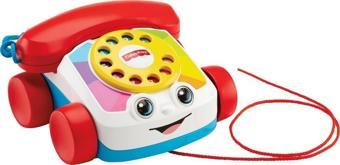Fisher-Price Eğitici Geveze Telefon, Sürüklenebilir, Klasik, Çevirmeli Oyun Telefonu FGW66