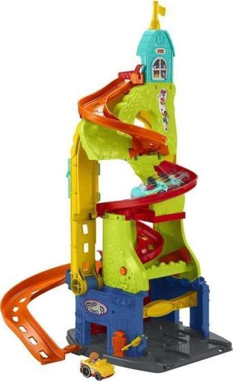 Fisher-Price Little People Wheelies Şehri Araçları Oyun Seti, 2 Adet Araba Dahil