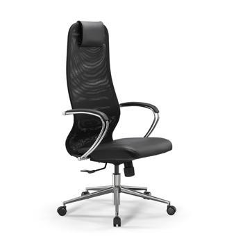 Metta Ergolife SynchroSit 8 Ergonomik Fileli ve Deri Ofis Koltuğu - 1B9.55.1.403  Koyu Kahverengi