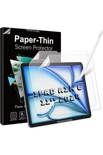 Ipad Air 6 11 Inç 2024 M2 Çip Uyumlu Paperlike Kırılmaz Ekran Koruyucu Kağıt Hissli A2902 A2903