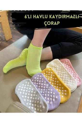 Steppe Berry 6'Lı Kadın Pilates Yoga Çorabı