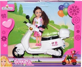 King Toys Scooterlı Oyuncak Bebek KM-5757