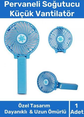 Taşınabilir Cep Boyu Usb Şarjlı 3 Kademeli Sessiz Mini Fan Pervaneli Soğutucu Küçük Vantilatör