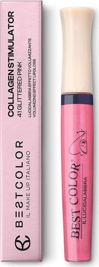 Best Color Collagen Stimulator Volumizing 41 Gül Yaprağı Dudak Parlatıcısı