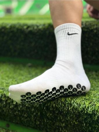 Kaydırmaz Silikon Tabanlı Futbol Çorabı Havlu Taban Dikişsiz Pro Maç Çorabı Sporcu Tozluk Halı Saha