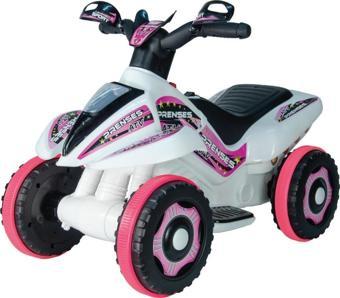 UJ Toys 6V Akülü ATV SAFARİ BEYAZ PRENSES