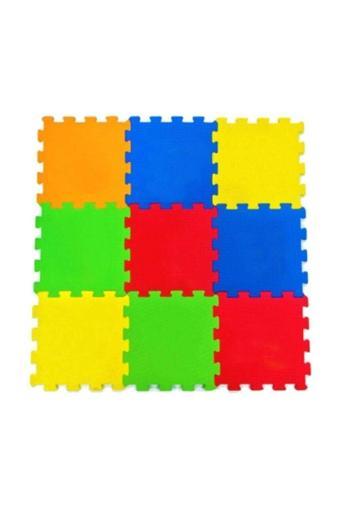 Akar Renkli Oyun Matı Düz 7mm 33x33 9lu