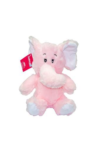 2227 Fil 20 cm Pembe - Selay Oyuncak