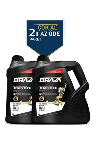 Brava Xenontech 0W16 2X 4 Lt Full Sentetik Motor Yağı