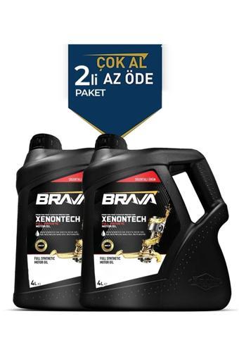Brava Syntech Yarı Sentetik 10W50 2X 4 Lt Motor Yağı