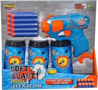 Prestij Oyuncak Sniper 1 Soft Blast Dart Fırlatıcı Hedefli Oyuncak