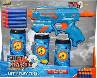 Prestij Oyuncak Sniper 2 Soft Blast Dart Fırlatıcı Hedefli Oyuncak