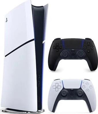 Sony Playstation 5 Slim Dijital Edition +2. Siyah Dualsense Oyun Konsolu (Ithalatçı Garantili)
