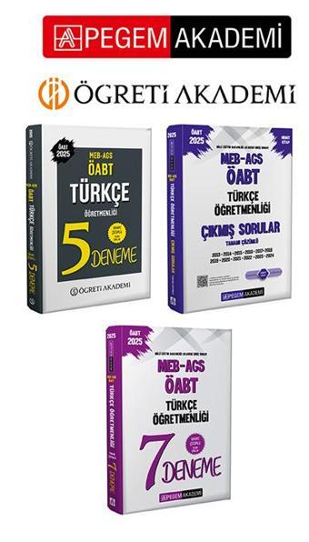 PEGEM AKADEMİ 2025 MEB AGS ÖABT Türkçe Öğretmenliği Tamamı Çözümlü 5 Deneme+ 2025 MEB-AGS-ÖABT Türkç - Pegem Akademi Yayıncılık