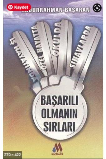 Moralite Yayınları Başarılı Olmanın Sırları Abdurrahman Başaran - Moralite Yayınları
