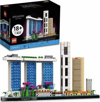 LEGO Architecture Singapur 21057 +18 Yaş (827 Parça)