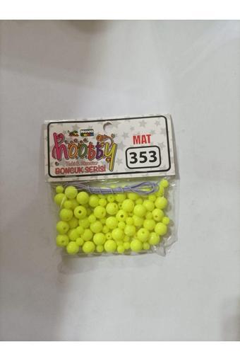 Nova Color Boncuk Serisi Sarı Nc-353 (1 Paket)