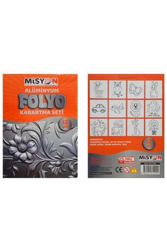 Misyon Alüminyum Folyo Kabartma Seti 12 Li Paket Msy-0920