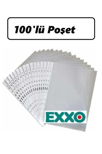 Exxo A4 Eco Şeffaf Poşet Dosya 100'Lü