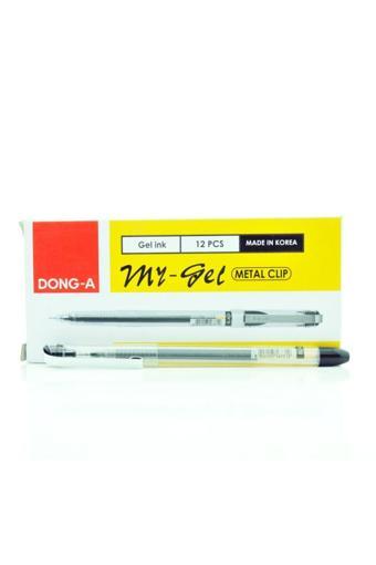Halsa Donga My Gel Iğne Uçlu Kalem Siyah,0,5 Mm 12 Adet