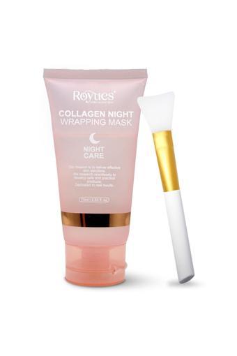 Royues Soyulabilir Kolajen Jel Yüz Maskesi - Cam Cilt Yüz Maskesi - Collagen Night Wrapping Mask 50Ml