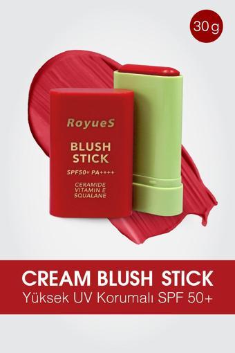 Royues Nemlendiricili Stick Krem Allık Yumuşak Ve Nemlendirici Formül Yüksek Pigmentasyon