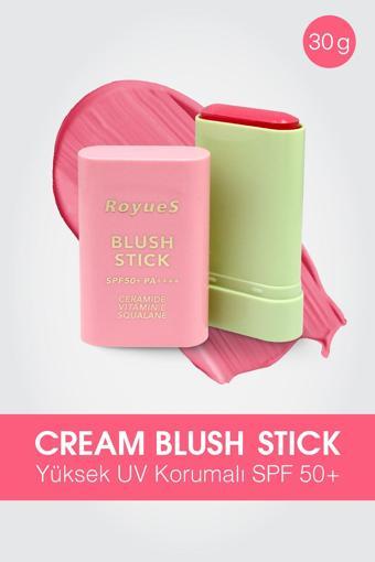 Royues Nemlendiricili Stick Krem Allık Yumuşak Ve Nemlendirici Formül Yüksek Pigmentasyon