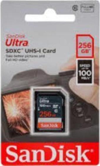 Sandisk Ultra 256gb 100mb/s Sdxc Hafıza Kartı Sdsdunr-256g-gn3ın