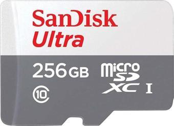 Sandisk Ultra 256gb 100mb/s Microsdxc Uhs-ı Hafıza Kartı Sdsqunr-256g-gn6mn