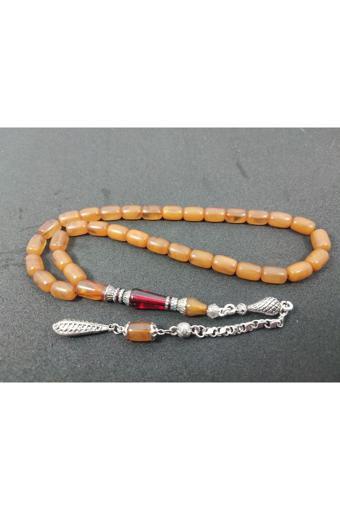 İskeçe Exclusive Şevket Alkan Usta Eseri 925 Ayar Gümüş Nakkaş Sıkma Kehribar Sertifikalı 6411