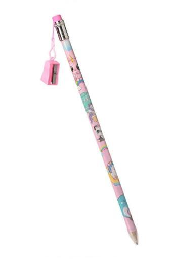 Tgroup Dev Kalem 38 Cm.Pembe Hayvanlar Tekboynuzlar Ve Kalemtıraş