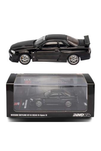Inno Fast & Furious Nissan Skyline Gt-R R34 V-Spec Iı Black Pearl Model Araba