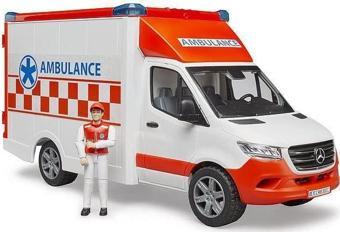 Bruder Mercedes Benz Sirenlı Ambulans ve Ekibi