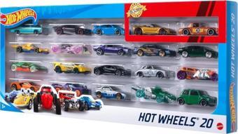 Hot Wheels 20'li Araba Seti - Geniş Ürün Yelpazesi, Oyuncak Araba Koleksiyonu, 1:64 Ölçek H7045