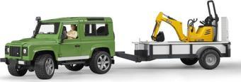 Bruder G-BRUDER LAND ROVER ARAZİ ARACI&JCB MİNİ