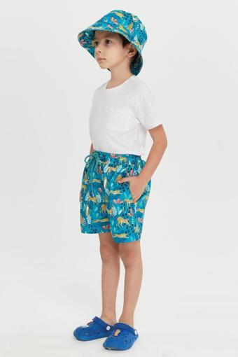 Benitto Kids Erkek Çocuk Desenli Deniz Şortu 7010