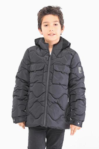 Benitto Kids Erkek Çocuk Mont Siyah 51230S