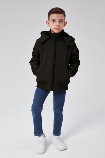Benitto Kids Erkek Çocuk Kapüşonlu Mevsimlik Ceket 51313