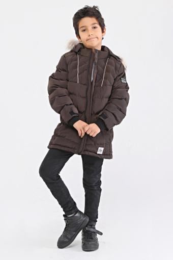Benitto Kids Natural Kürklü Erkek Çocuk Kaban 51237