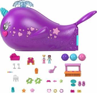 Polly Pocket Sparkle Cove Macera Narwhal Maceracı Teknesi HKV71