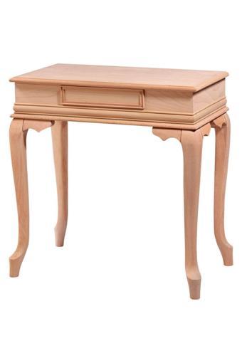 Evim-E Aksesuar Lükens Dresuar 80 Cm Ham & Cilasız Tamamı Ahşap