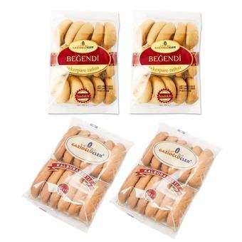 Gazioğlu Üçler Kalburabastı ve Beğendi Fındıklı Şekerpare 4 lü Karma Paket