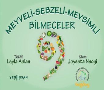 Meyveli - Sebzeli - Mevsimli Bilmeceler - 50+2 Bilmece Kartı, 1 Adet Zil, 1 Adet Kum saati - Kutulu - Leyla Aslan - Yeni İnsan Yayınevi