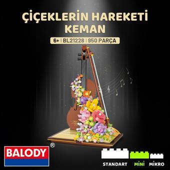 Balody Çiçeklerin Hareketi Keman (BL21228) – Mini Blok Yapı Oyuncakları Seti