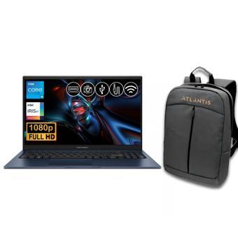 Asus Vivobook 15  i5-1334U 16GB 256 GB M.2 SSD X1504VA-NJ2405 ATL46 15.6" Fdos Notebook +çanta
