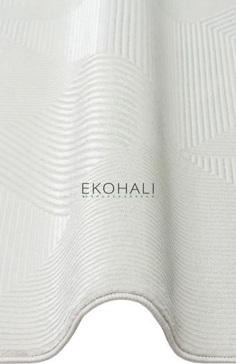 Sateen Lüks Koleksiyonu Kolay Kullanımlı Hav Vermez Sık Dokuma Modern Halı STLUX01 Krem
