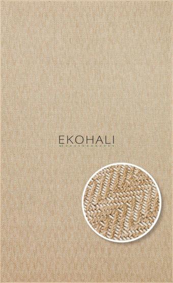 Ventura Koleksiyonu Örgülü Naturel Dekoratif Halı VNT 02 Natural White