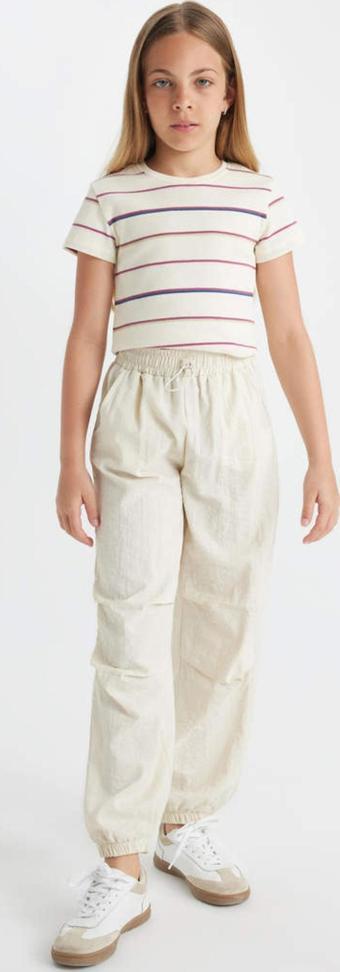 Defacto Kız Çocuk Paraşüt Jogger Paça Pantolon D0646A8