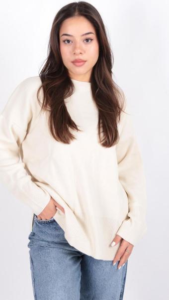 Fashion Friends 24K0263K1 Kadın Bisiklet Yaka Tunik