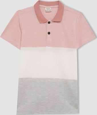 Defacto Erkek Çocuk Pike Kısa Kollu Polo Tişört C1596A8